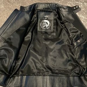 Diesel leather jack brand new